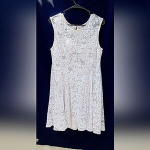 Studio One White New York Lace Dress Size 16